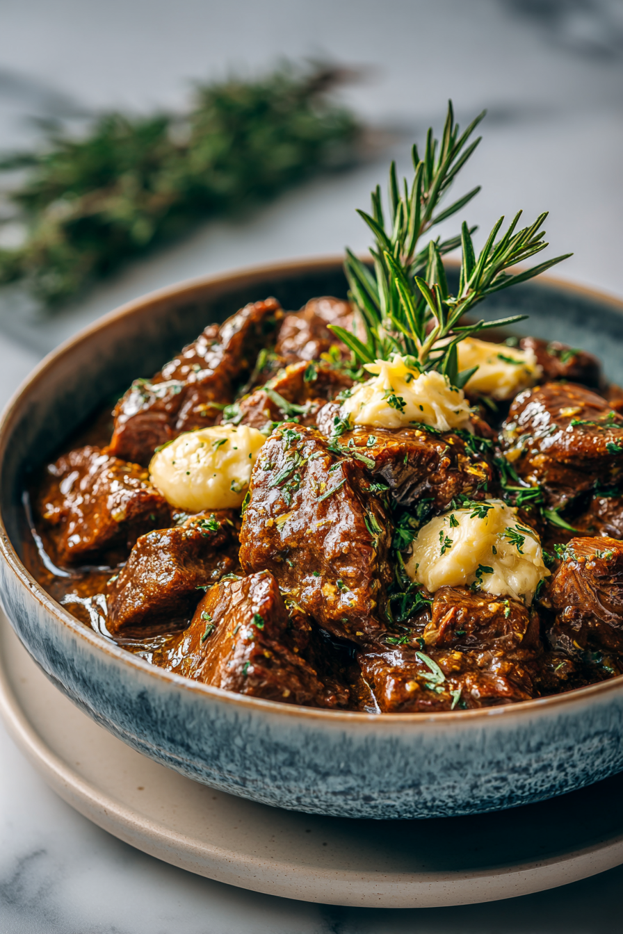 Creamy Beef and Garlic Butter Dinner