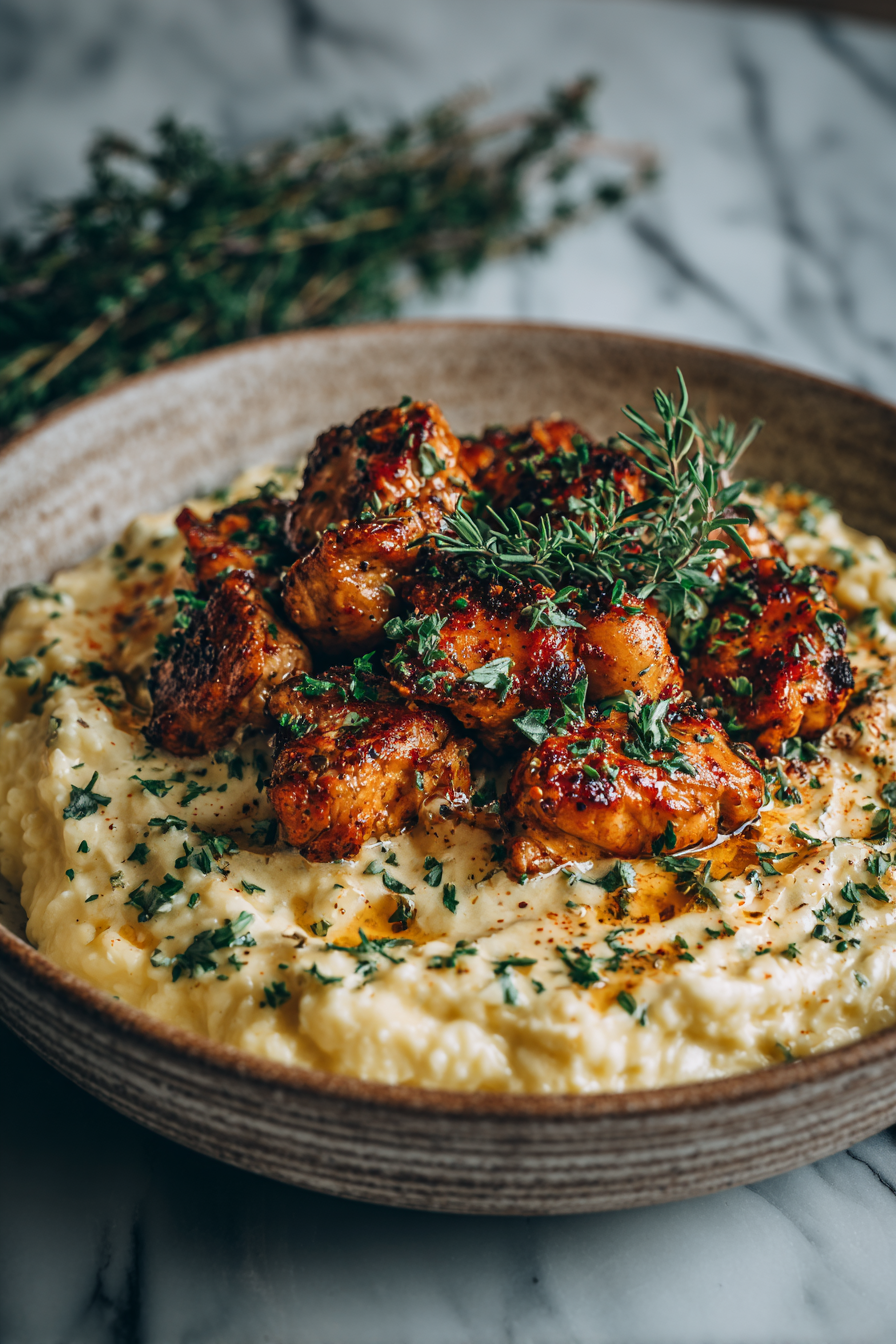 Creamy Cajun Chicken Alfredo Dinner