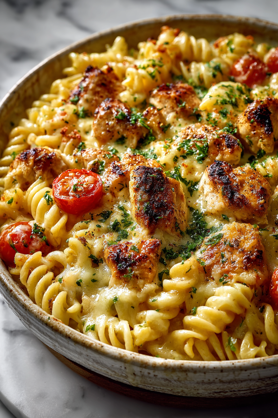 Creamy Cajun Chicken Dinner Bake