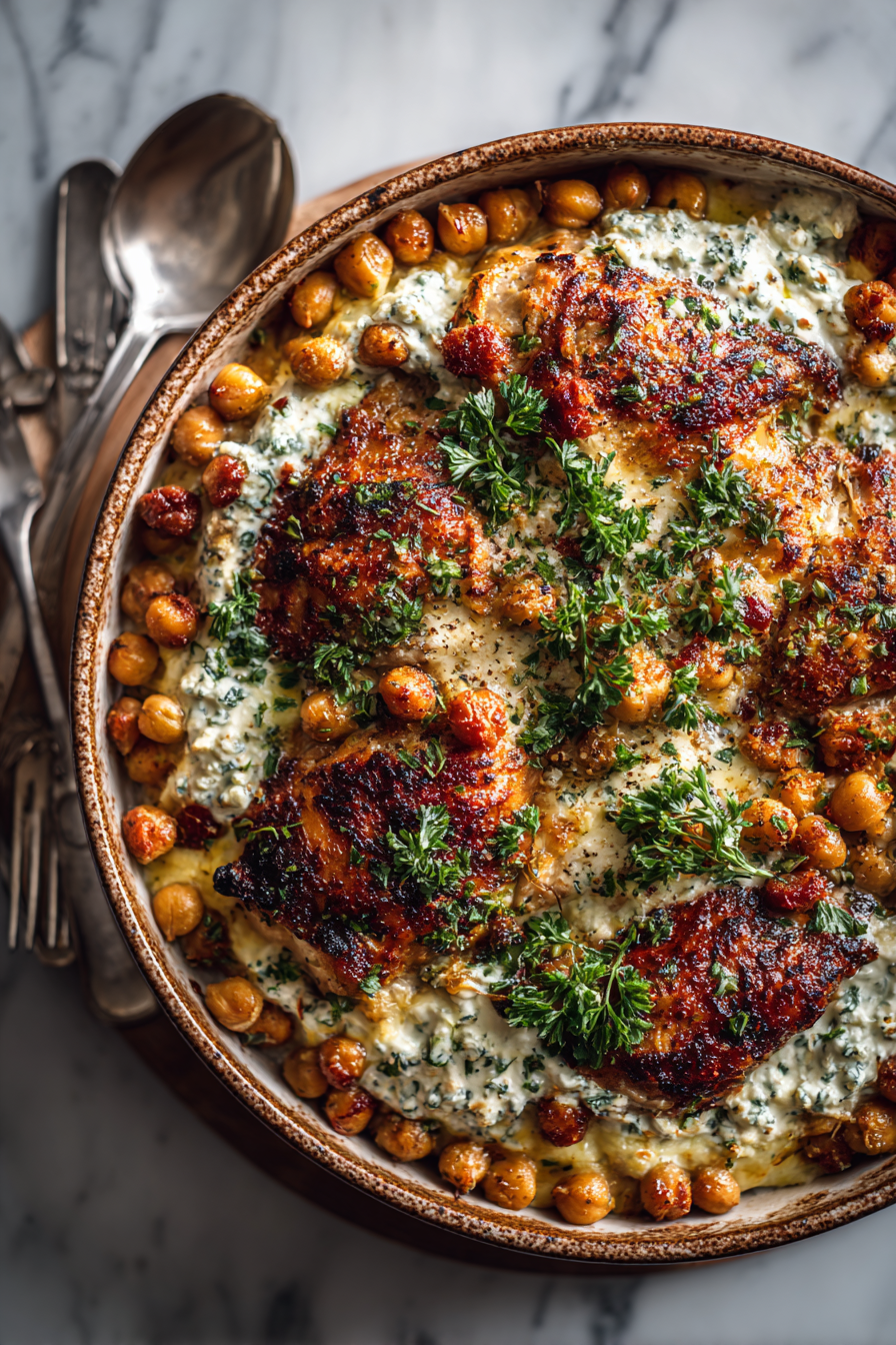 Creamy Cajun Chicken Dinner Bake