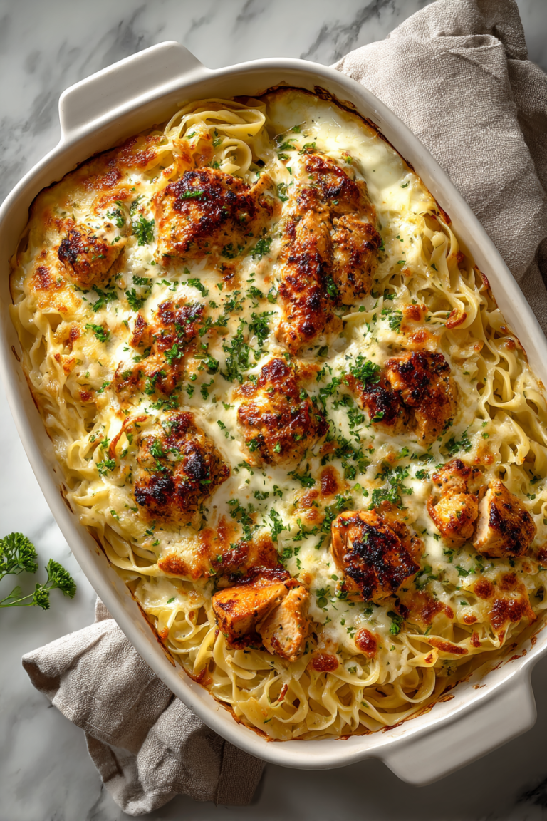 Creamy Cajun Chicken Dinner Bake