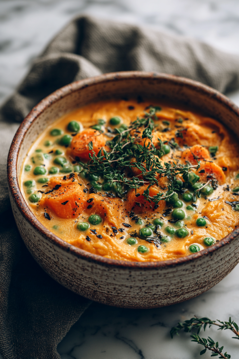 Creamy Carrot Pea Dinner Recipes