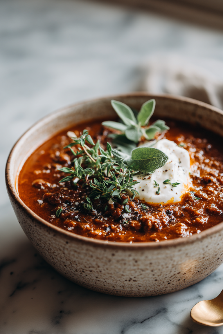 Creamy Pumpkin Chili Recipe
