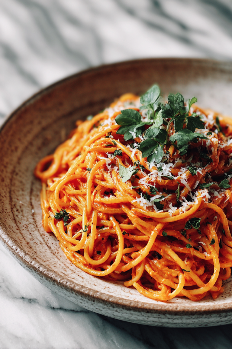 Creamy Roasted Red Pepper Pasta