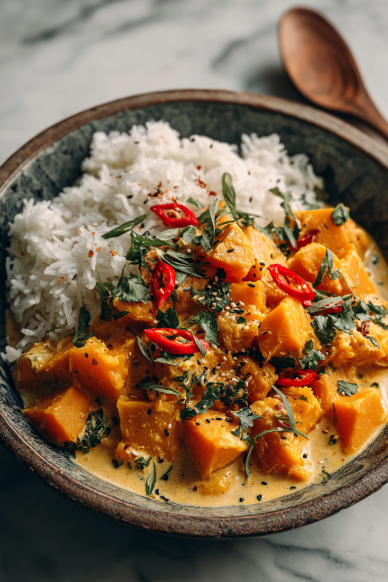 Creamy Thai Butternut Squash Dinner