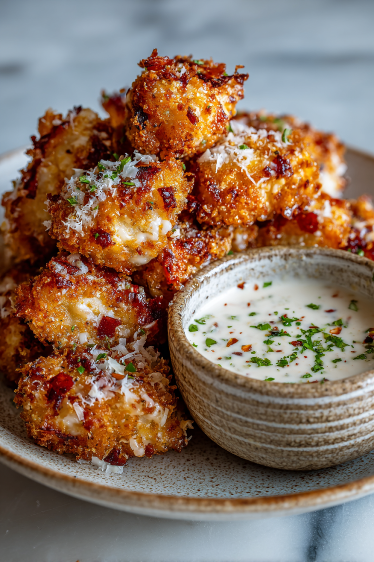 Crispy Parmesan Chicken Bites