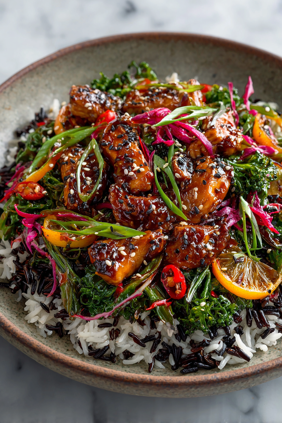 Delish Teriyaki Chicken Stir Fry