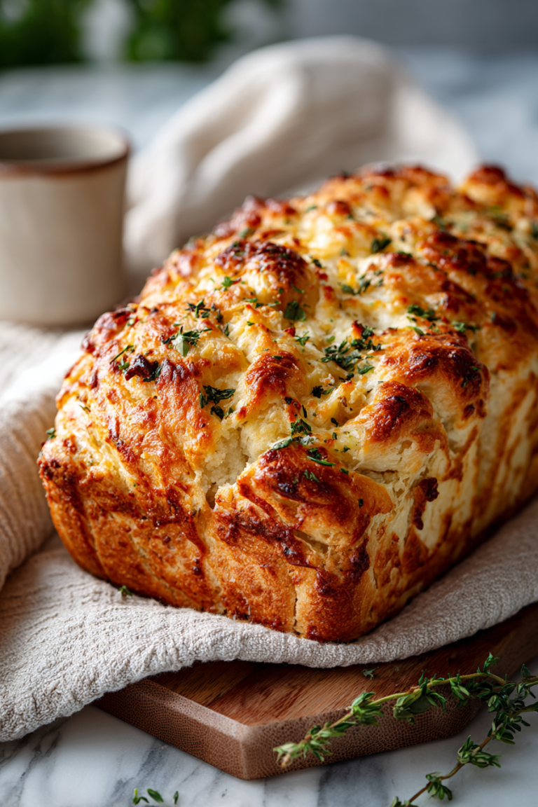 Easy Cheesy Biscuit Loaf Recipe
