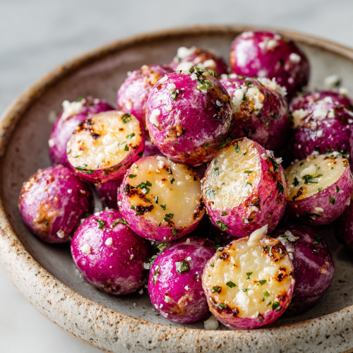 Easy Garlic Parmesan Air Fryer Radishes
