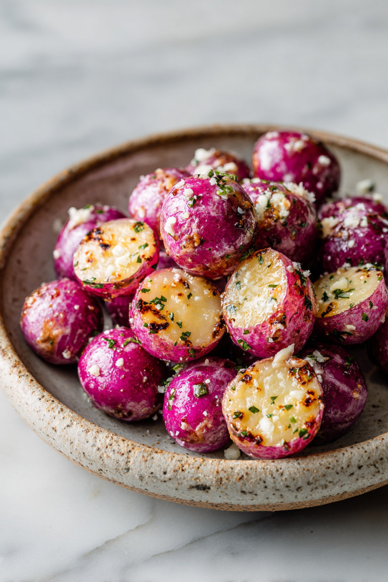 Easy Garlic Parmesan Air Fryer Radishes