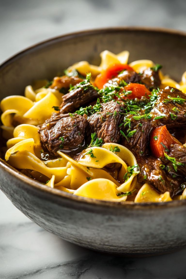 Easy German Beef Noodle Dinner