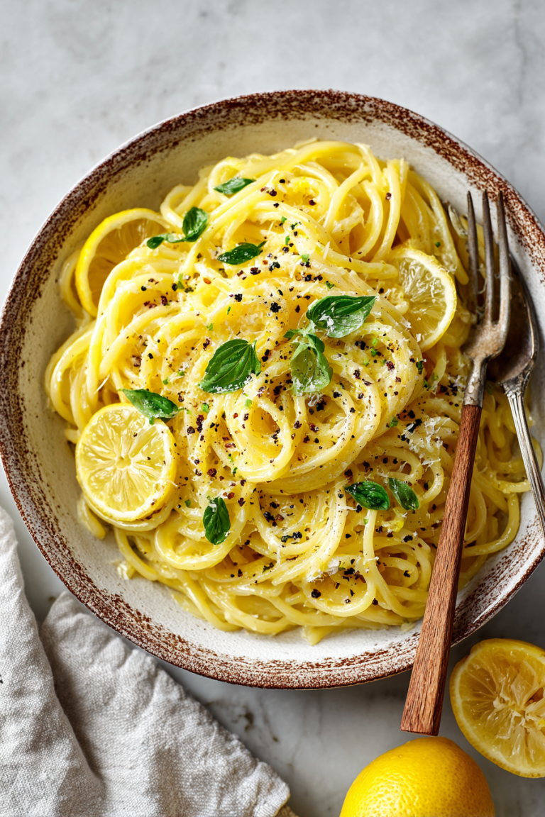 Easy Lemon Butter Linguine