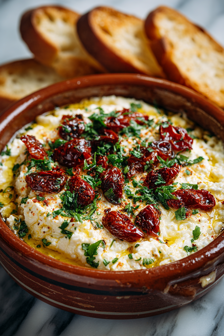 Easy Mediterranean Baked Feta