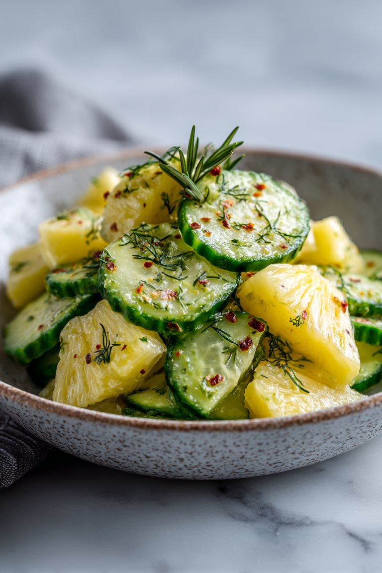 Easy Pineapple Cucumber Salad
