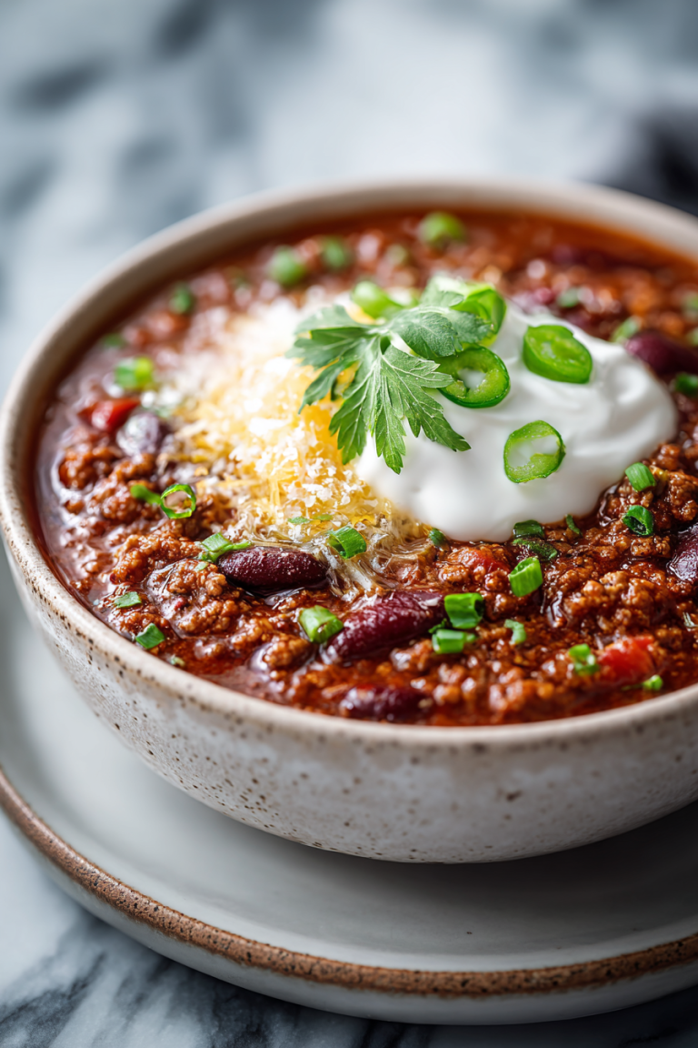 Easy Turkey Burger Chili Recipe