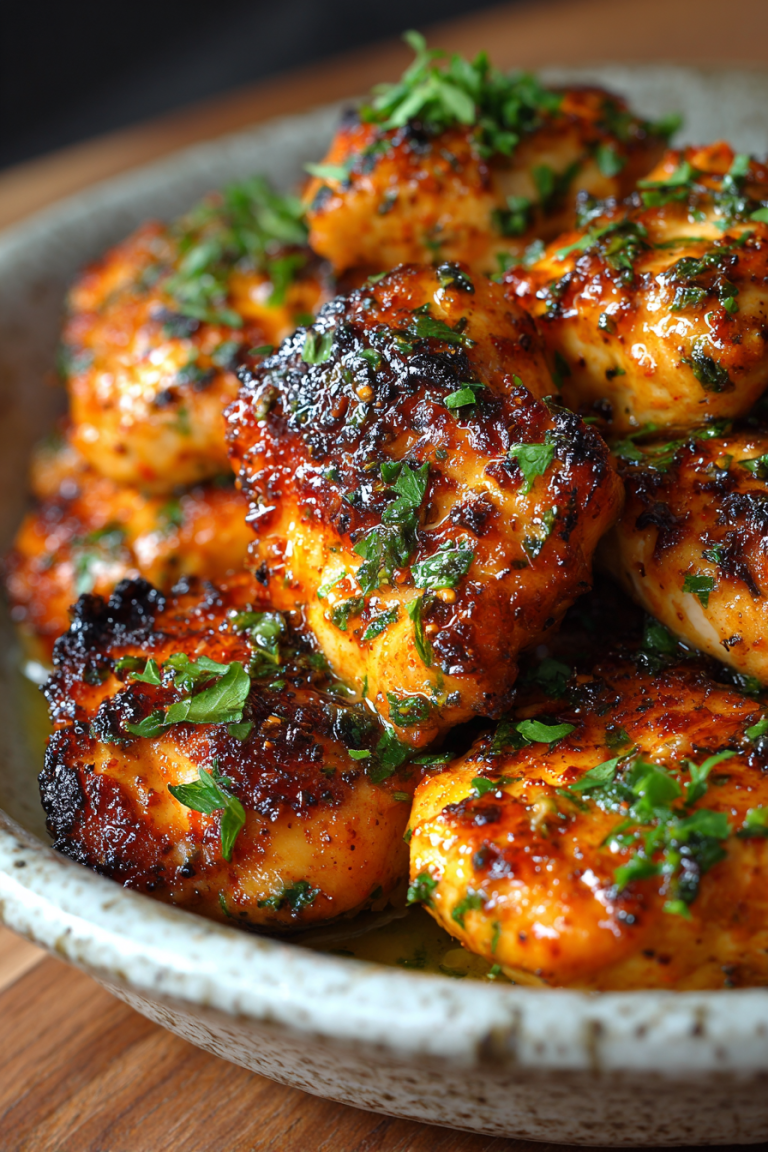 Garlic Butter Chicken Dinner Bites