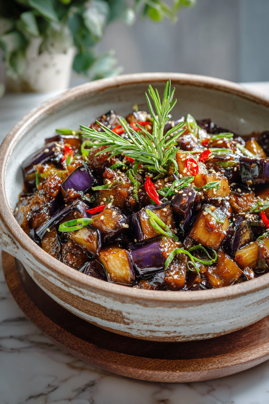 Garlic Sauce Chinese Eggplant Recipe