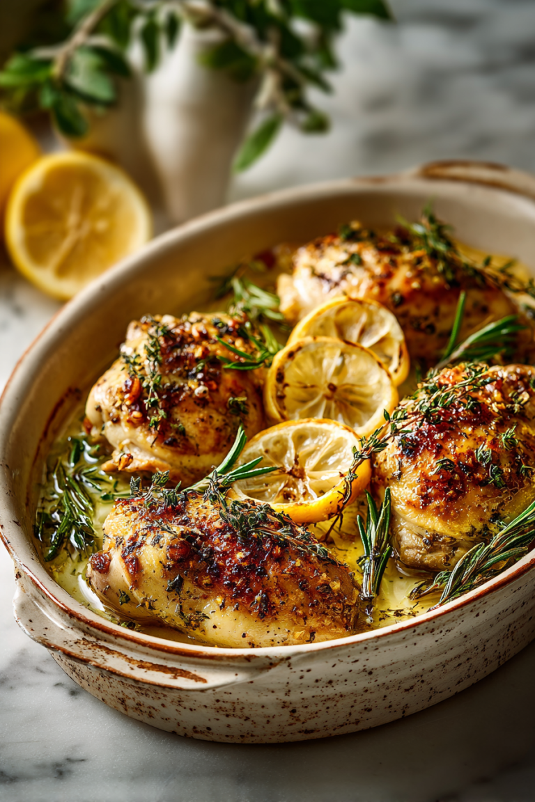 Greek Lemon Chicken Baked