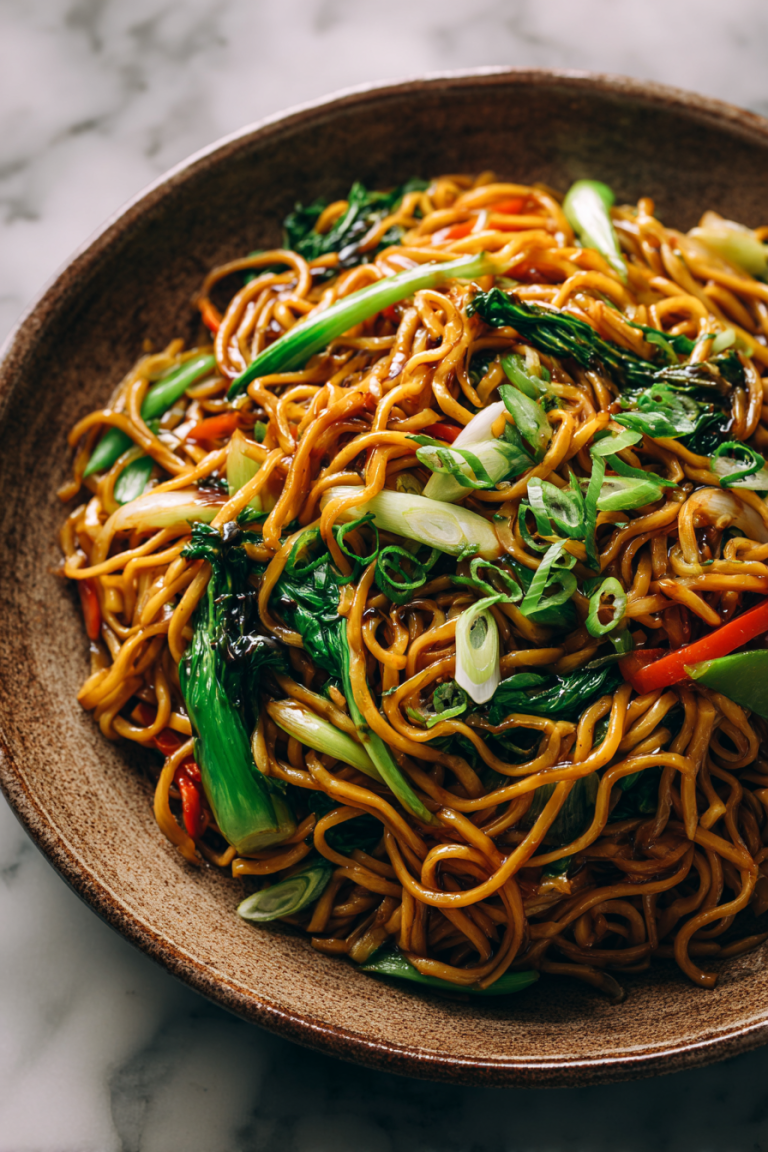 Homemade Chow Mein with Chow Mein Sauce