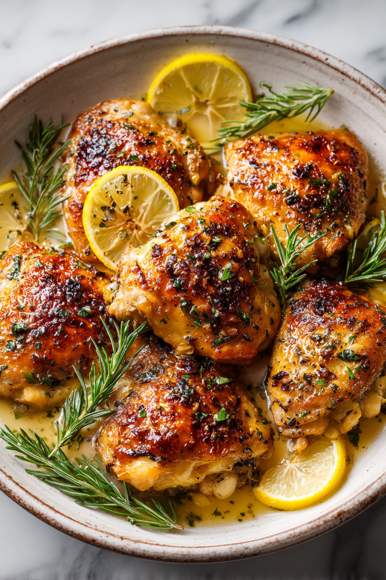 Honey Lemon Chicken with Garlic