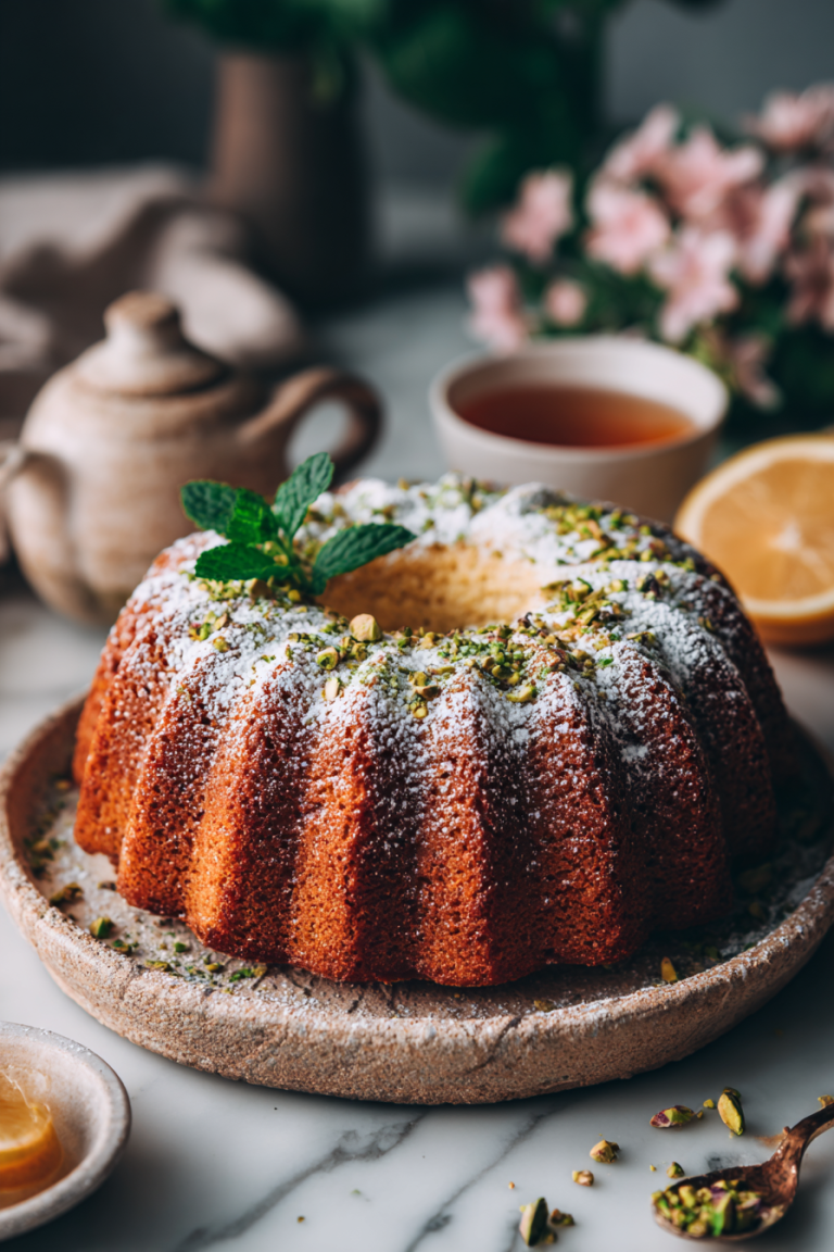 Lemon Pistachio Cake