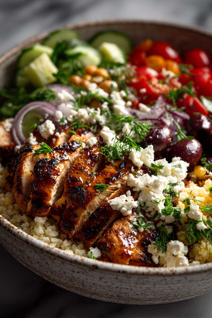 Mediterranean Chicken Bowl Recipe