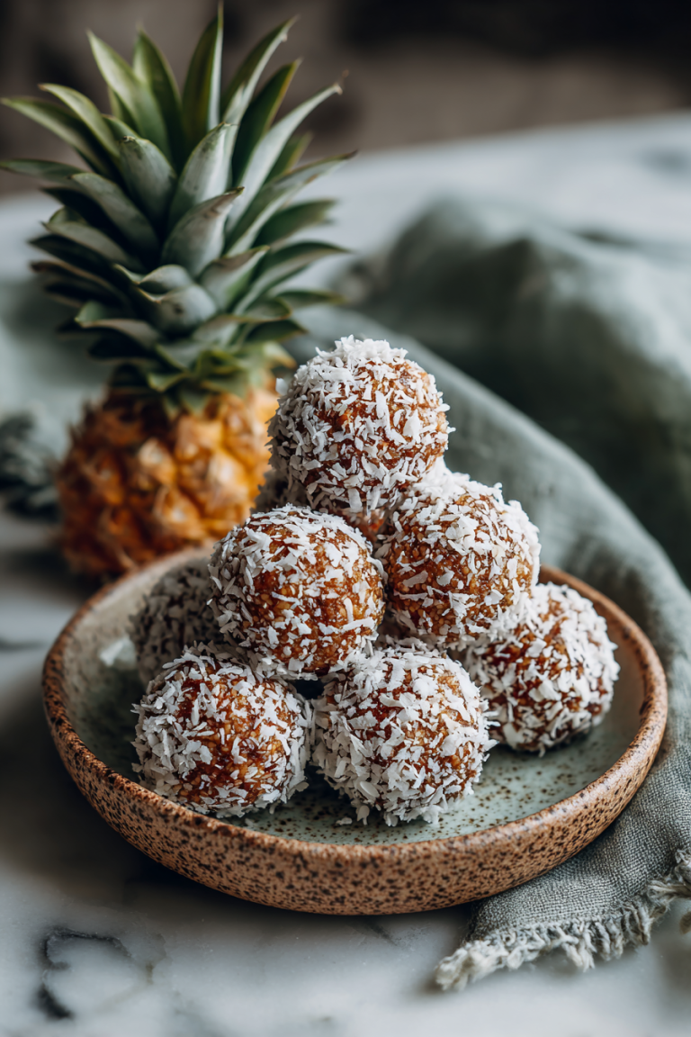 Pineapple Christmas Delight Balls