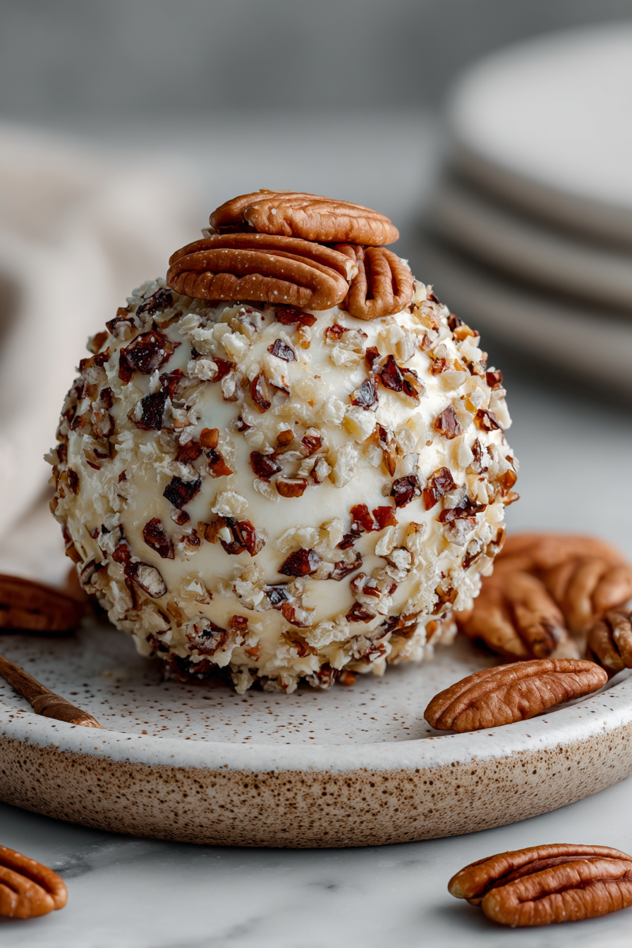 Pineapple Pecan Cheese Ball Delight