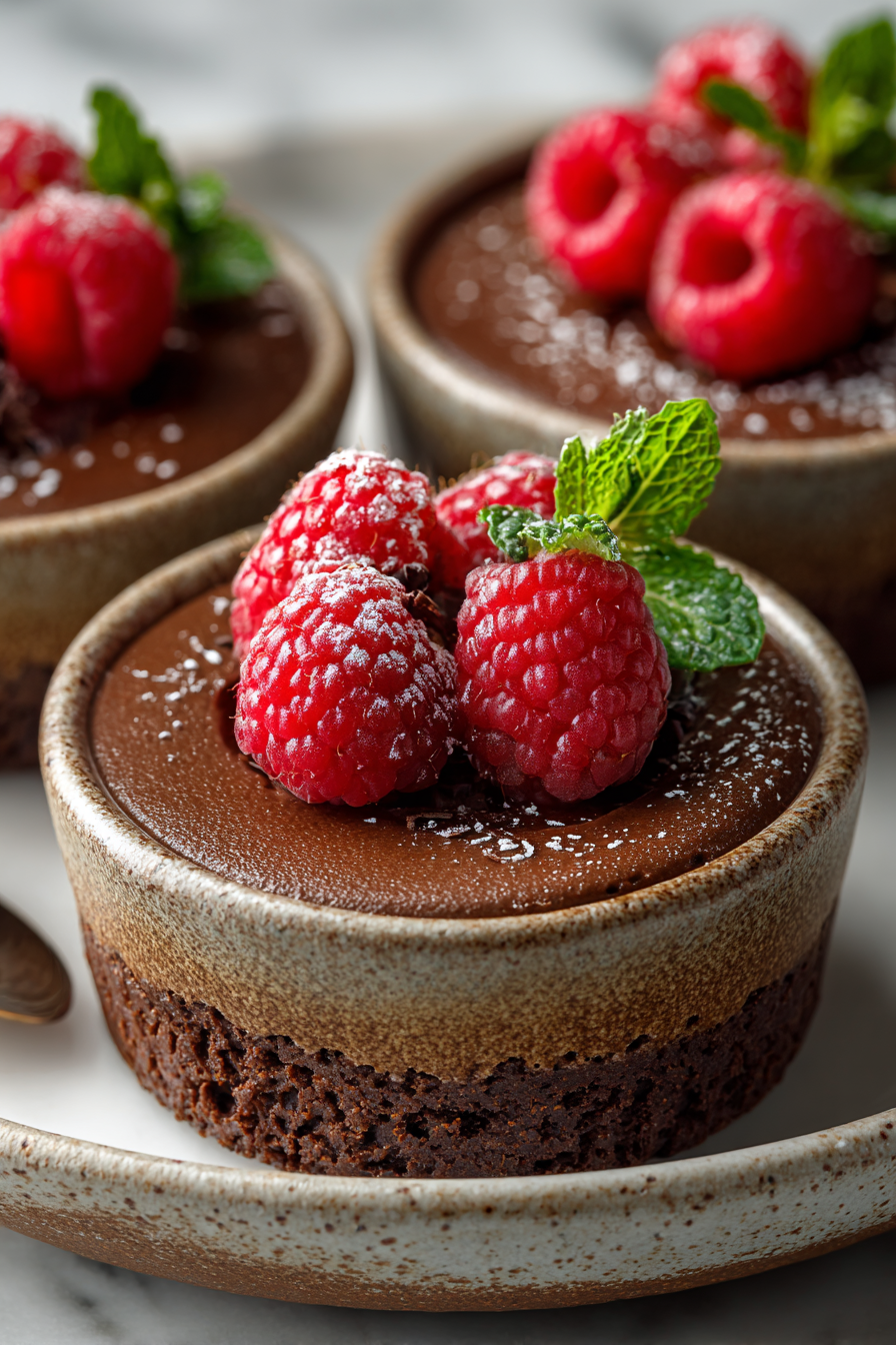 Rich Dark Chocolate Brownie Mousse