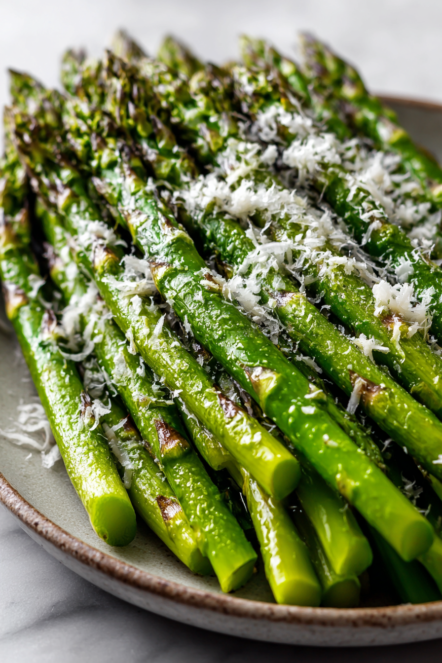 Roasted Asparagus with Parmesan Cheese