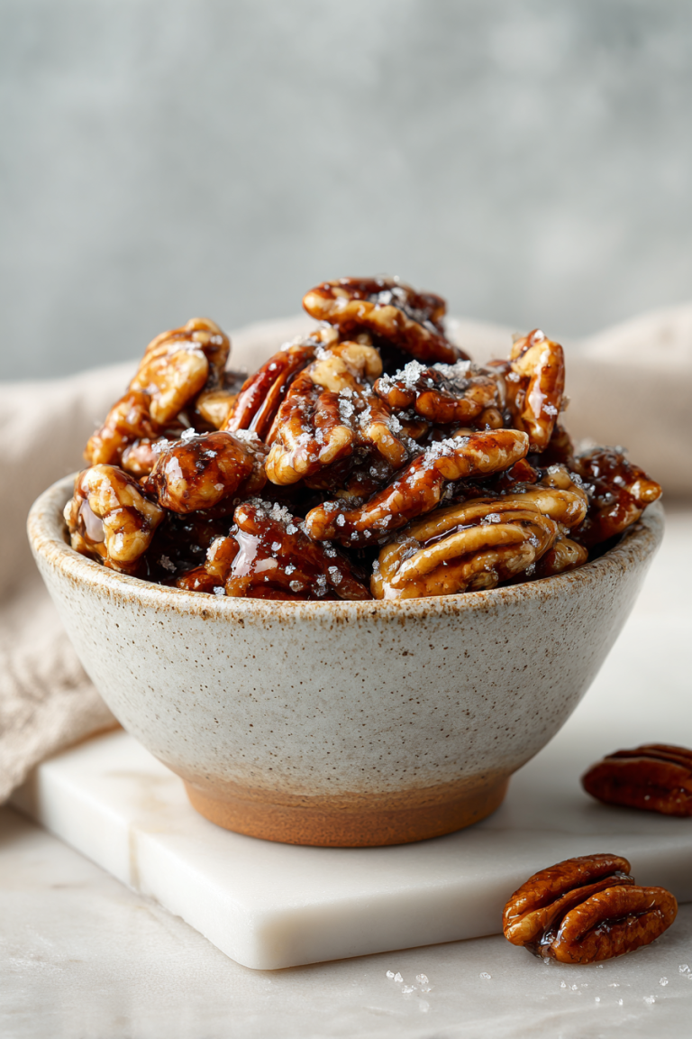Sea Salted Praline Pecan Clusters