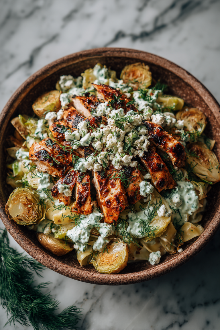 Smoked Paprika Chicken Feta Alfredo