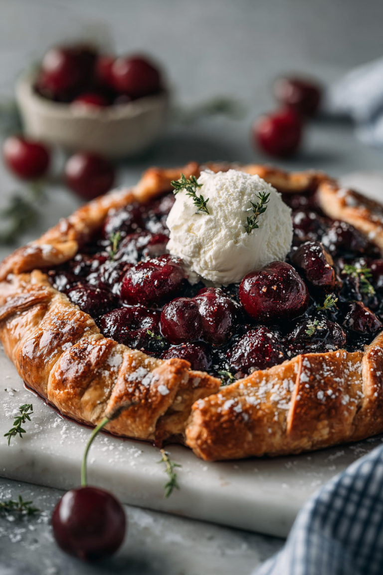 Sour Cherry Galette Delight