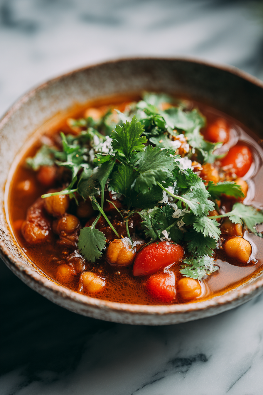Spiced Tomato Chickpea Stew