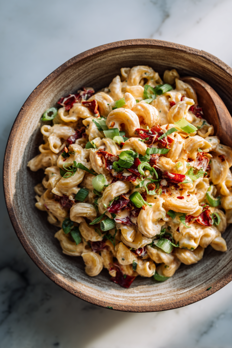 Vegan BBQ Ranch Pasta Salad