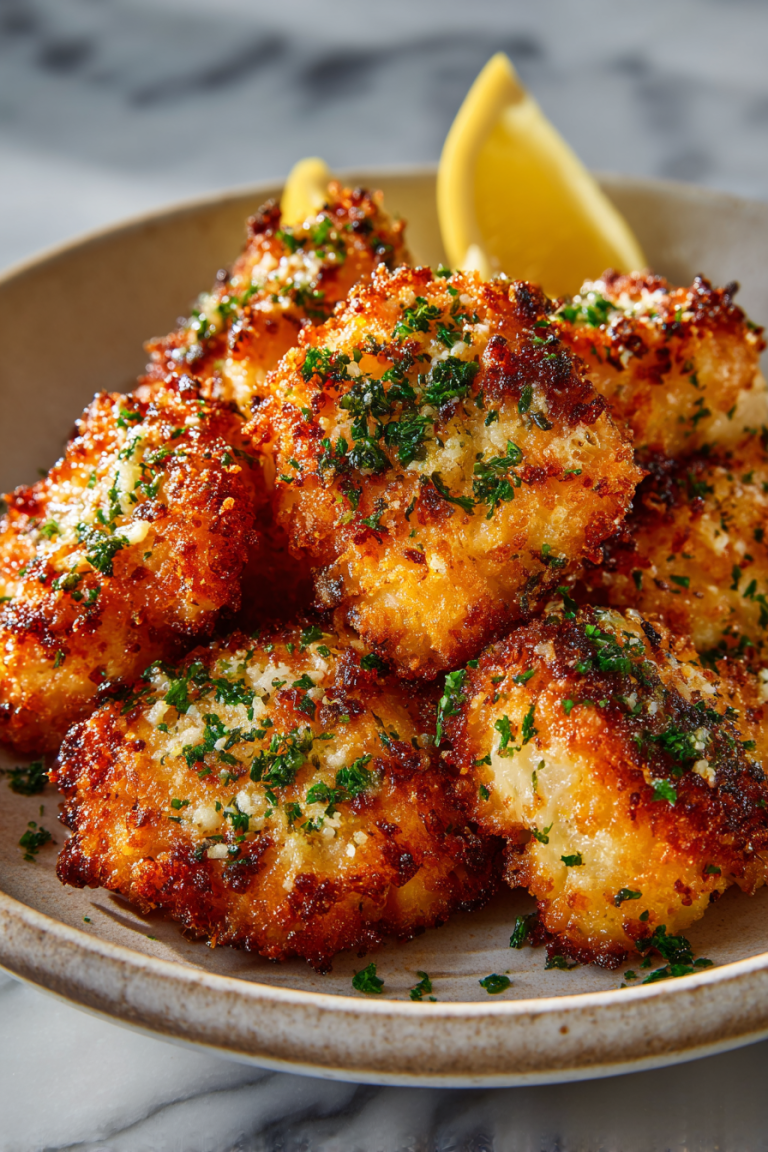 Zesty Lemon Chicken with Pecorino Bites